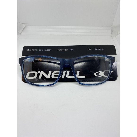 O\'NEILL ONO-Odyssey 105 Eyeglasses Frames 58-17-140 Blue Swirl New + New Case main image 5